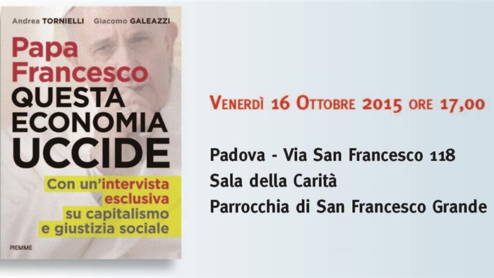 Presentazione del libro "Papa Francesco. Questa economia uccide"